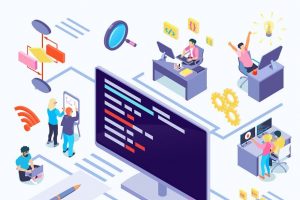 Software developers illustration 300x200 - آیین مقدس مدیریت!
