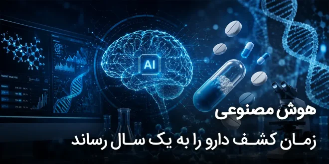 مصنوعی زمان کشف دارو را به یک سال رساند 660x330 - هوش مصنوعی زمان کشف دارو را به یک سال رساند
