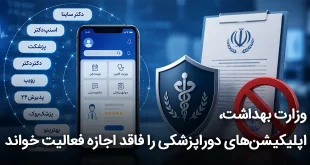 بهداشت، اپلیکیشن‌های دوراپزشکی را فاقد اجازه فعالیت خواند 310x165 - وزارت بهداشت، اپلیکیشن‌های دوراپزشکی را فاقد اجازه فعالیت خواند
