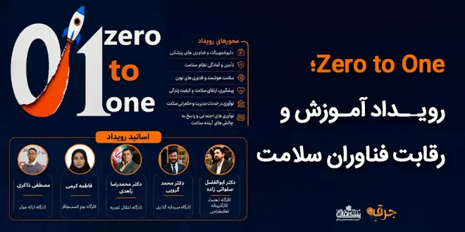 Zero to One؛ رویداد آموزش و رقابت فناوران سلامت 660x330 - Zero to One؛ رویداد آموزش و رقابت فناوران سلامت