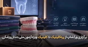 برگزار شد 310x165 - ورکشاپ از پره‌کلینیک تا کلینیک ویژه آزمون ملی دندان‌پزشکی برگزار شد